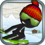 Stickman Coureur de ski