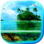 Paradise Beach es un fondo de pantalla en vivo